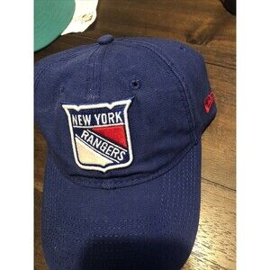 New York Rangers Blue Hat Cap New Era 9Twenty Adjustable